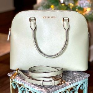 NWT Michael Kors “Cindy” Army Green Dome Satchel
